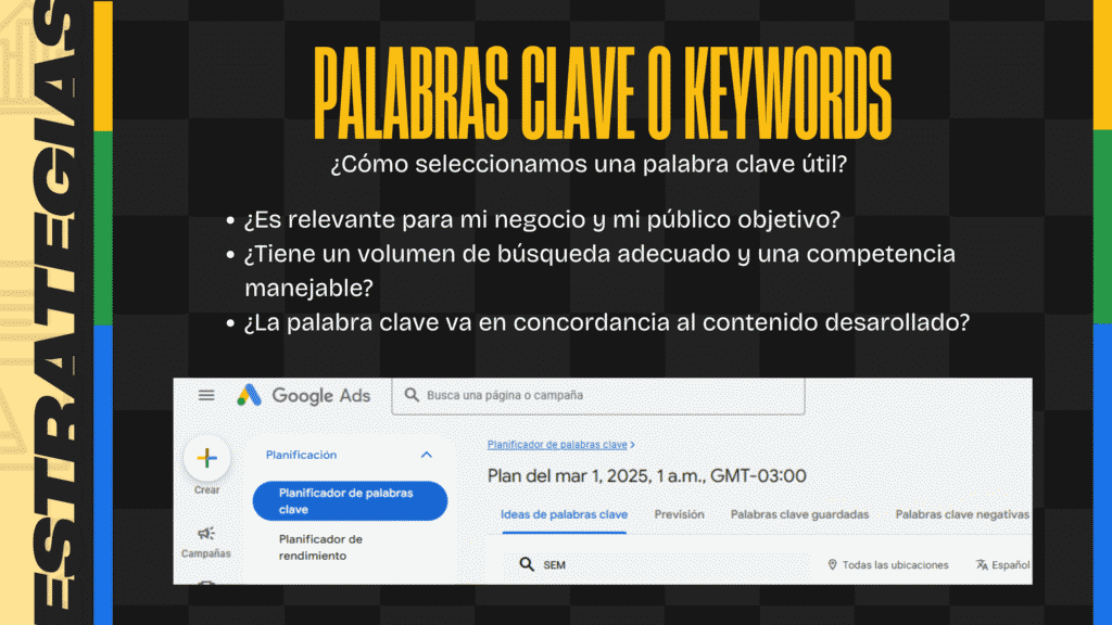 Estrategias de keywords para el SEM de tu página web y mejorar el rendimiento de tus campañas