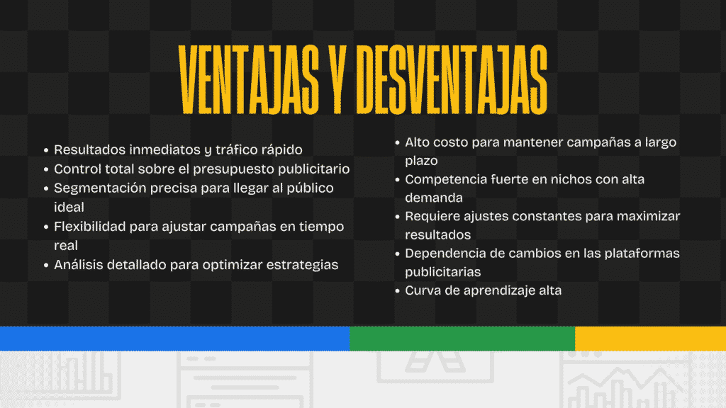 entajas y desventajas del SEM en Marketing Digital: Pros y contras de las campañas de Google Ads